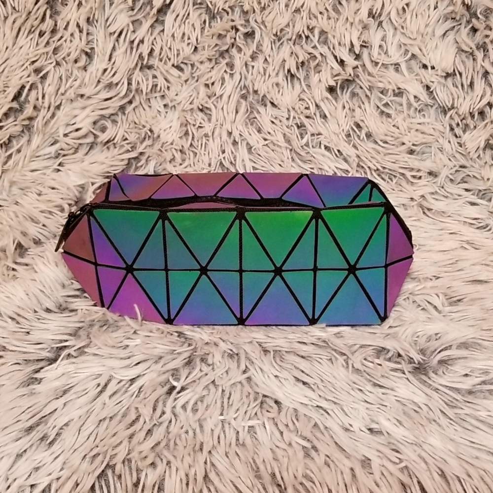 Hot One Holographic Clutch